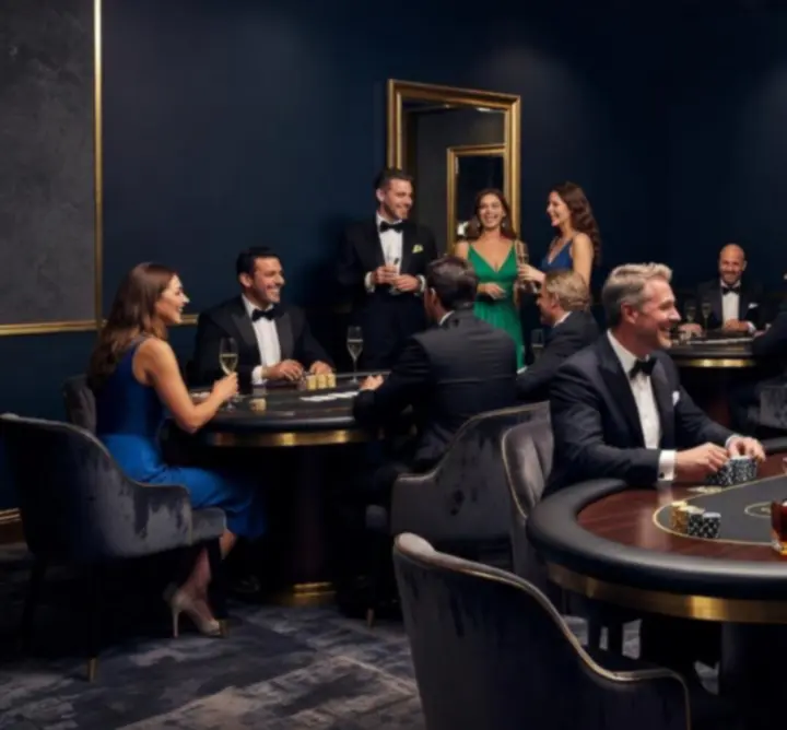 Galeria ujęć z eleganckich wydarzeń i wieczorów pokerowych w Nocny Scena Hub.